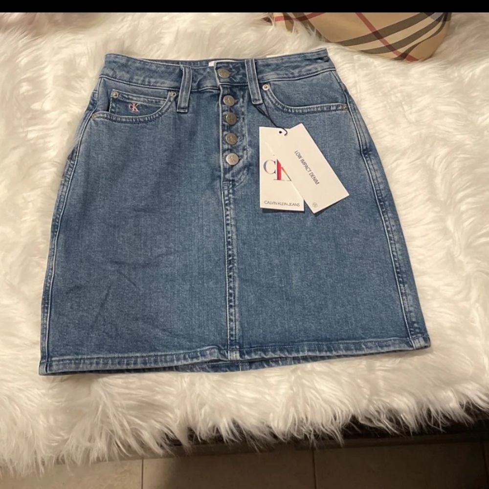 Calvin Klein high rise mini skirt